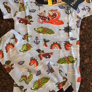 Pajama set, sea monster nautical. Sz 5. New w tags